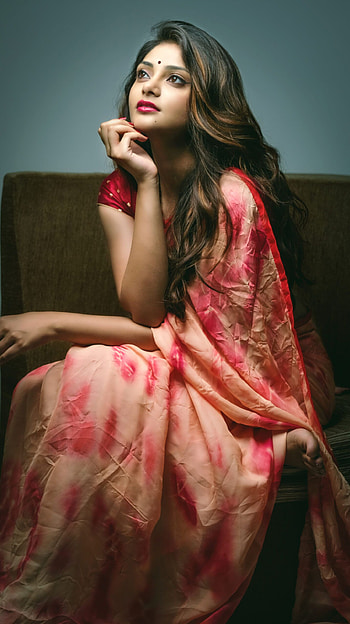 Rahasya gokak, saree beauty, telugu actress HD phone wallpaper