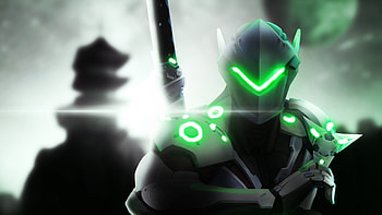 Genji, gaming , Sharpshooting ninja, Agile combat HD wallpaper