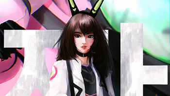 Dva Fanart, dva-overwatch, overwatch, games, artist, artwork, digital-art, deviantart HD wallpaper