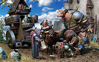 Dwarfs, Ogre HD wallpaper