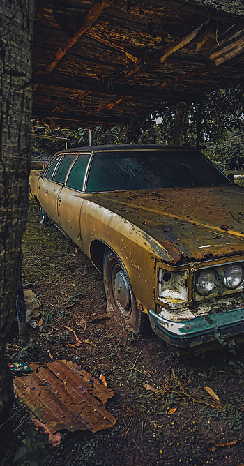 Vintagecar, automotive lighting, automotive parking light HD phone wallpaper