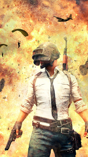 Pubg , Fire Background HD phone wallpaper