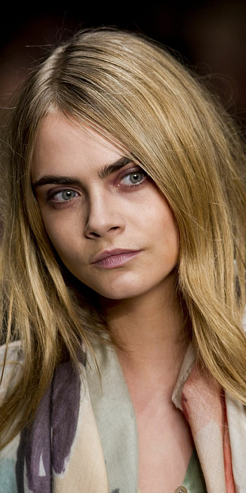 Cara Delevingne, Celebrity beauty, Trendy haircuts, Stunning look HD phone wallpaper