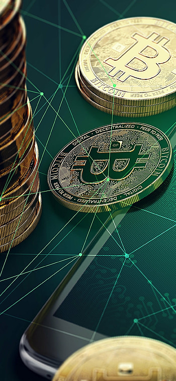 Cryptocurrency technology, Bitcoin revolution, Digital assets, Financial innovation HD phone wallpaper