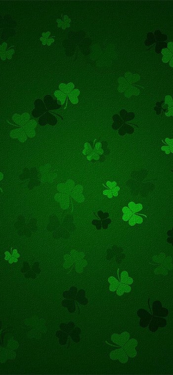 Shamrock design, Stylish background, Mobile-friendly HD phone wallpaper