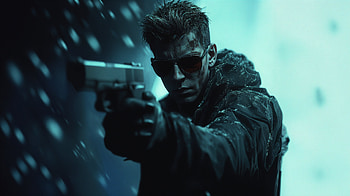 Epic Mercenary: Ultra for Action Lovers, mercenary, Sci Fi, gun, protagonist, dark atmosphere HD wallpaper