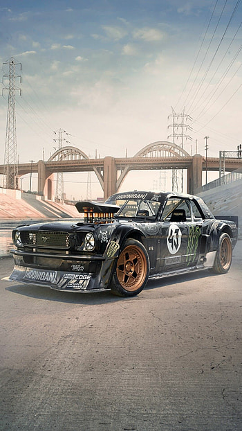 Ken Block's beast, Mustang power, Striking , Extreme performance HD phone wallpaper
