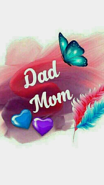 My Lifeline Mom Dad, Beautiful, Painting HD phone wallpaper