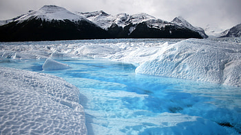 Nature landscape, Glaciers, Mountain , Serene backgrounds HD wallpaper