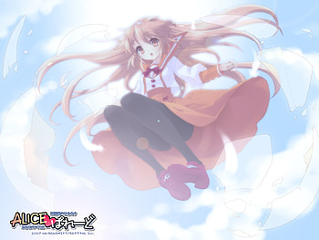Alice, as new born, mahou, anime, heaven, miracle, angel HD wallpaper