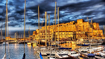 Cities, Yachts, Boats, Building, Pier, France, r, Terra Minor HD wallpaper