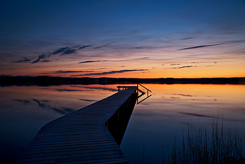 Nature, Sunset, Horizon, Pier, Wood, Wooden HD wallpaper