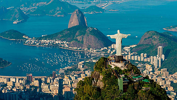Corcovado Mountain, Rio de Janeiro, Awesome background, Natural beauty HD wallpaper