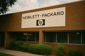 Hewlett-Packard Brick Facade — Ultra, Hewlett-Packard, logo HD wallpaper