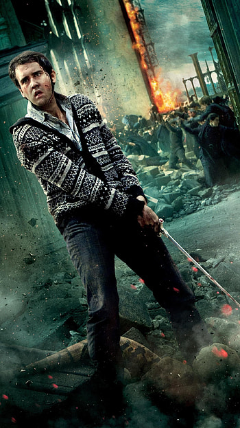 Harry Potter and the Deathly Hallows Part 2, , Movie posters, Neville Longbottom HD phone wallpaper