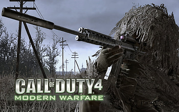 ghillie suit - cod 4, cod 4, cod4, modern warfare, call of duty, ghillie suit, ghillie, cod HD wallpaper
