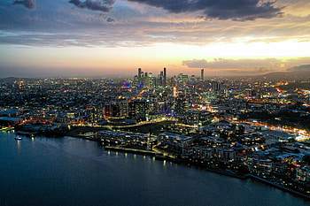 Town Building Landscape Aerial View , buildings, world, city, aerial HD wallpaper