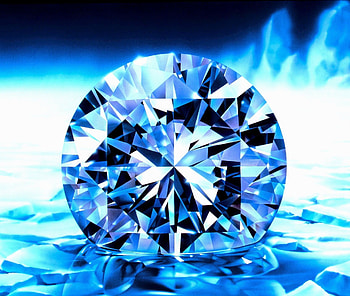 True blue diamonds, Stunning azure hues, Rare gemstone, Mesmerizing brilliance HD wallpaper