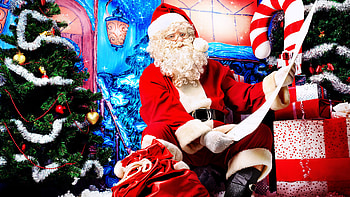 Christmas list, Santa Claus HD wallpaper