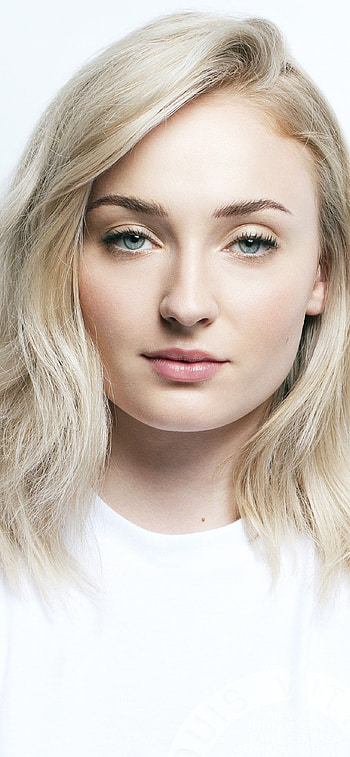 Sophie Turner, Blonde bombshell HD phone wallpaper