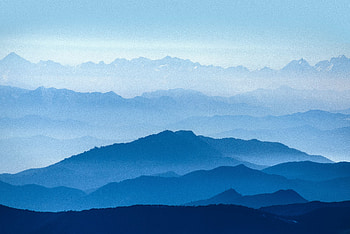 Nature, Sky, Mountains, Fog HD wallpaper
