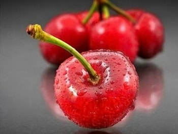 red cherry, fruit, tasty HD wallpaper