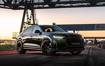 Manhart RQ 800, , front view, Audi RS Q8, black RS Q8, RQ 800, RS Q8 tuning, German cars, Audi HD wallpaper