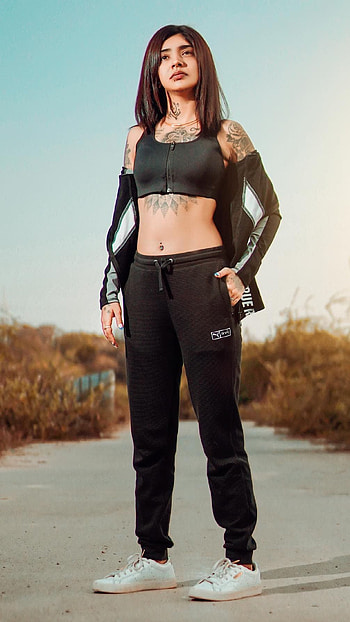 Vishwa Rathod, tiktok girl, inked HD phone wallpaper