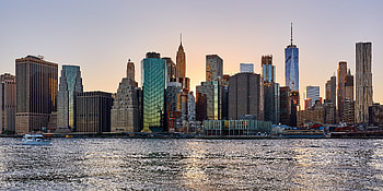 Cities, Usa, Shore, Bank, Skyscrapers, United States, New York, Ny HD wallpaper