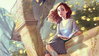 Hermione Sitting Fanart , hermione-granger, harry-potter, movies, artstation, artist, artwork, digital-art HD wallpaper