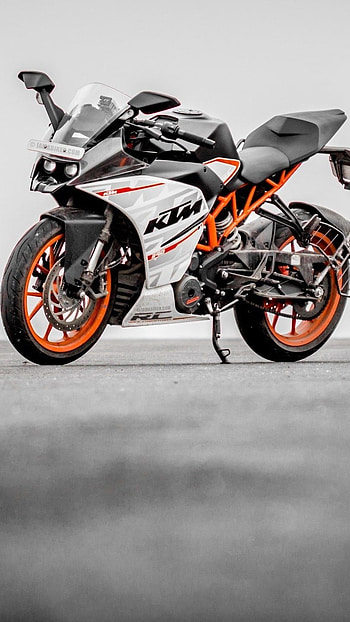 Ktm Bike, Bike Standing HD phone wallpaper