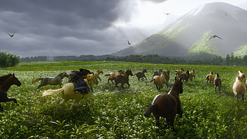 Ultra : Ghost of Yōtei Epic Horse Riding Adventure, video game, Ghost of Yōtei, horse riding HD wallpaper