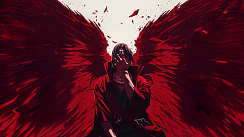 Power Of Itachi Uchiha, sasuke-uchiha, naruto, anime, artwork, digital-art, artist, ai HD wallpaper