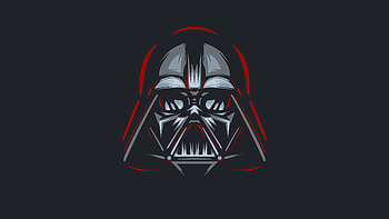 Darth Vader Minimalism, darth-vader, artist, movies, artwork HD wallpaper