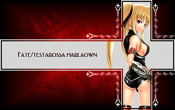 Anime, mahou, fate testarossa, shoujo lyrical nanoha HD wallpaper