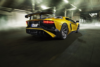 Lamborghini Aventador SV Powerkit Rear, lamborghini-aventador, lamborghini, cars HD wallpaper