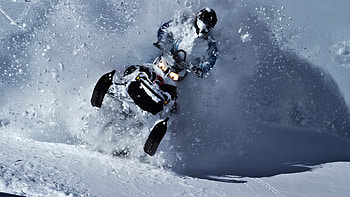 Snowmobile HD wallpaper