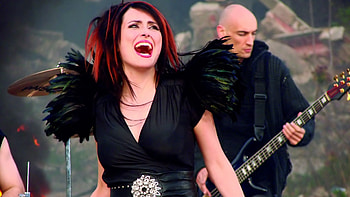 Within Temptation, Gothic metal symphonic, Sharon Den Adel, Electrifying performance HD wallpaper