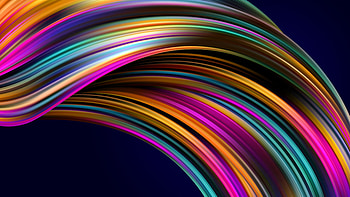 ASUS ZenBook Pro Duo , Spectrum, Waves, Colorful, Stock, Abstract, Asus Zenbook 14 HD wallpaper