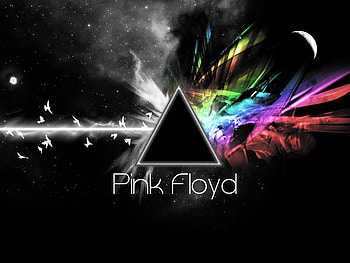 Pink Floyd, black, stars, band, group HD wallpaper