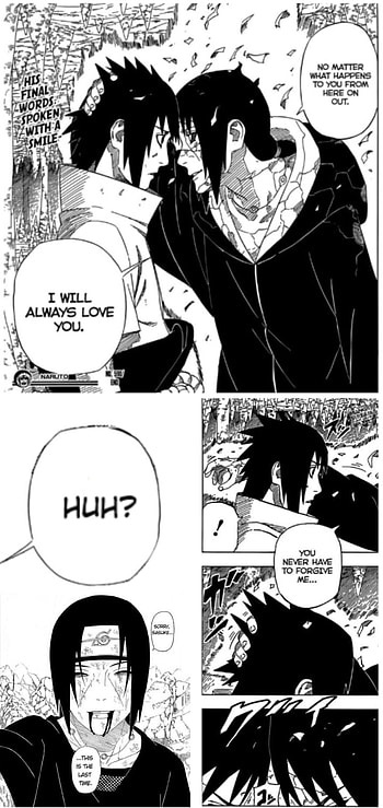 Itachi Mangá, Sasuke, Naruto, manga HD phone wallpaper