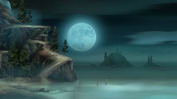 Oxen II: Lost Signals Moonlit Beach, video game, Oxen II: Lost Signals HD wallpaper