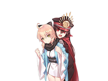 Demon archer and sakura saber, Fate series HD wallpaper