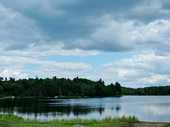 Lake Of Clouds, graphy, Forest, Nature, White Duck Lake, Clouds, Sky HD wallpaper