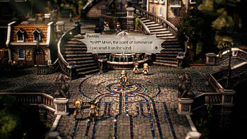 Octopath Traveler II - Enchanting Game Town Scene, video game, Octopath Traveler II HD wallpaper