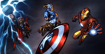 Iron Man Captain America Thor 10k, iron-man, captain-america, thor, superheroes HD wallpaper