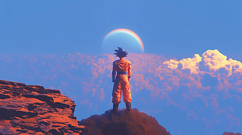 Goku Classic Vibe, goku, dragon-ball-super, dragon-ball, anime, artwork, digital-art, ai, art, artist HD wallpaper