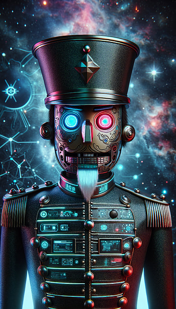 Futuristic Nutcracker , cosmic, futuristic, colorful HD phone wallpaper