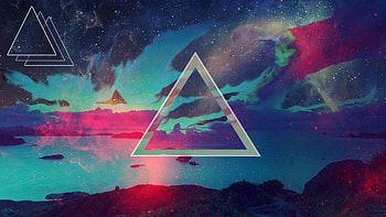 Abstract, Background, Dark, Stains, Spots, Triangle HD wallpaper