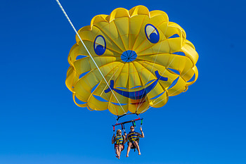 Suncoast Watersports, Parasailing experience, Fun in the sun, Water activity HD wallpaper